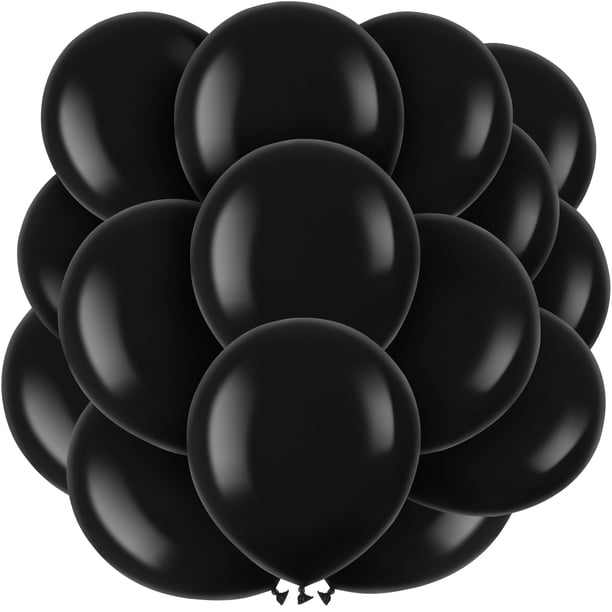 KAKOWELY 100 globos negros para decoración de fiestas, festivales y bodas.