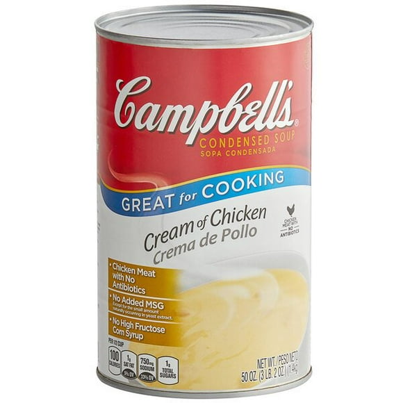 Crème de Soupe au Poulet Condensée de Campbell 50 oz. Canette