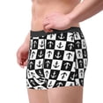 thumbnail image 3 of Wukai Nautical Anchors1 Print Men’s Underwear Breathable Boxer Briefs,&nbsp;Moisture Wicking & Breathable-Large, 3 of 7