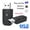 Black, variant on Meggemo Bluetooth 5.0 Transmitter Receiver 3 in 1 USB Adapter Wireless Audio Converter for TV Computer Car Universal Compatibility Easy Connection for Music Calls