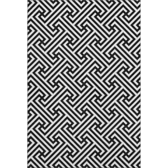 Dalyn Rugs Premium Machine Washable Mayfield AMF731 Black 2'6" x 3'10" Rug
