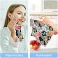 thumbnail image 7 of Watercolor Butterfly Washcloth 12x12in Set, 2 Pack Absorbent Cotton Towel Square Kitchen Dishes Towels, Soft Cleaning Face Hand Towel Fast Drying, 7 of 7