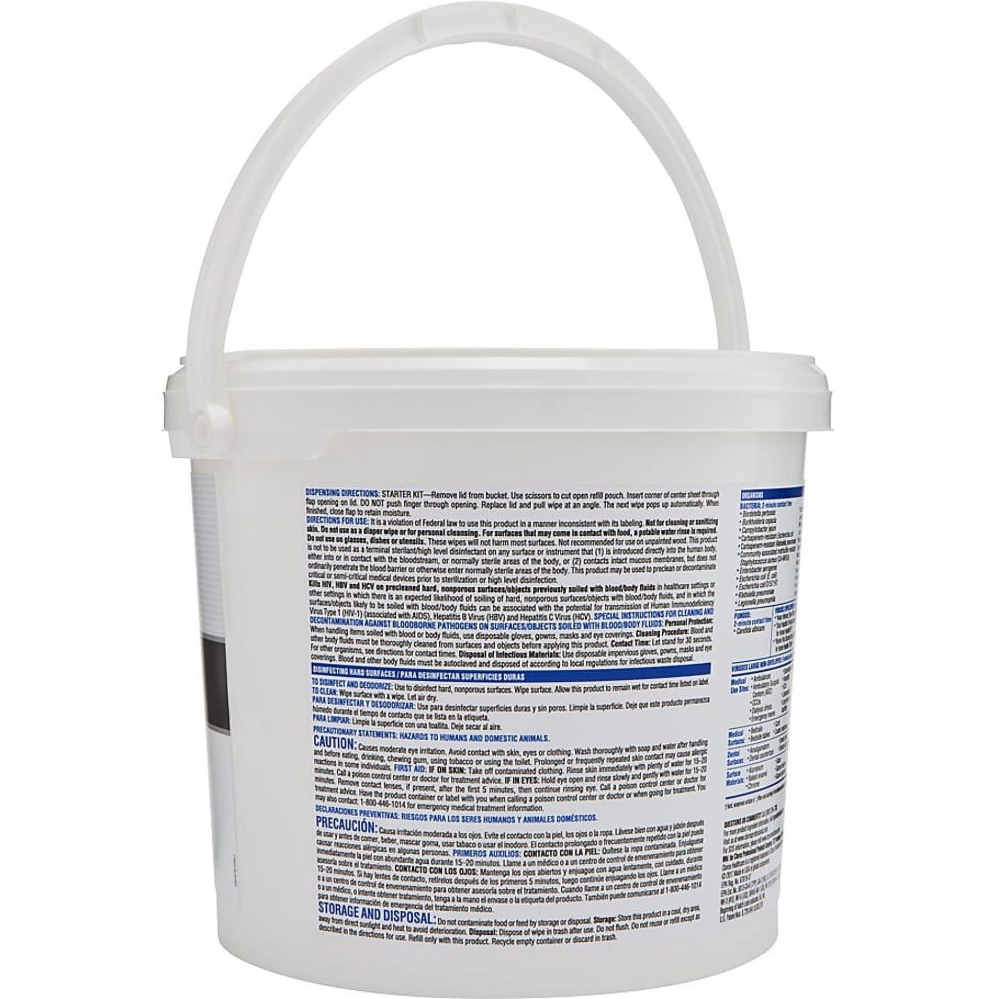 CLOROX 31759 VersaSure Disinfectant Wipes