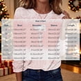 thumbnail image 4 of KICILVS Womens Christmas Tops Red Wine Glass Print Long Sleeve Crew Neck T Shirt Casual Holiday Blouse for Christmas Day Outfits, 4 of 8
