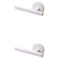thumbnail image 4 of Moyic Toallero de plástico montado en la pared para cocina, baño, colgador de trapo colgante para oficina, Hotel, dormitorio, accesorios Blanco 2Conjunto, 4 of 6