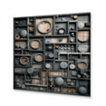 thumbnail image 2 of Designart "Dreams in Cubic Geometric I" Cubism Metal Art Print, 2 of 5