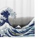 thumbnail image 2 of Billuyoard Cortina de ducha de estilo japonés, impermeable, resistente al moho marino, protección gruesa, privacidad, impresión Digital, Juegos de accesorios de baño 150*180cm, 2 of 6