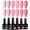 ZH26421, variant on 6pc All-season Gel Nail Polish Set Nude Pink Red Glitter Semi Permanent UV Gel Polish Kits All For Manicure Soak Off Vernis