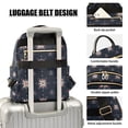 thumbnail image 3 of FORMRS Mini Backpack Purse for Women Travel Daypack Casual Shoulder Bag, Red Fireworks Pattern, 3 of 7