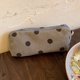 thumbnail image 4 of Bolso De Cosméticos Neceser de pana con lunares Neceser vintage para chicas adolescentes (Gris Dot S) Tmvgtek Para Estrenar, 4 of 7