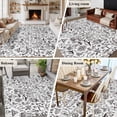 thumbnail image 6 of Vintage Map Washable Living Room Rugs 5'x8', Watercolor Navigation Boat Black Line Low Pile Throw Large Area Rug Non-Slip Sturdy Edge Binding Carpet for Living Room Kitchen Office, 6 of 9