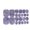 L, variant on TopLLC Nail Stickers Cute Toe Nail Stickers Summer Fashion Manicure Foot Stickers nail stickers