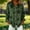 Green, variant on YHAJDS Shirts Womens Tops Star Print Button Lapel Long Sleeve Loose Casual Spring Summer Daily Top