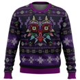 thumbnail image 1 of Majoras Mask Seamless Pattern Legend Of Zelda Ugly Christmas Sweater Gift Santa Claus Pullover Men 3, 1 of 2