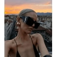 thumbnail image 5 of Saint Laurent Dark Grey Butterfly Ladies Sunglasses SL M119 BLAZE 001 54, 5 of 9