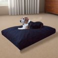 thumbnail image 3 of Dog Bed Extreme Comfort Memory Foam Dog Bed  Rectangle Pat Sleeping Mat with Lining and Machine Washable Durable Cover  Black, 3 of 4