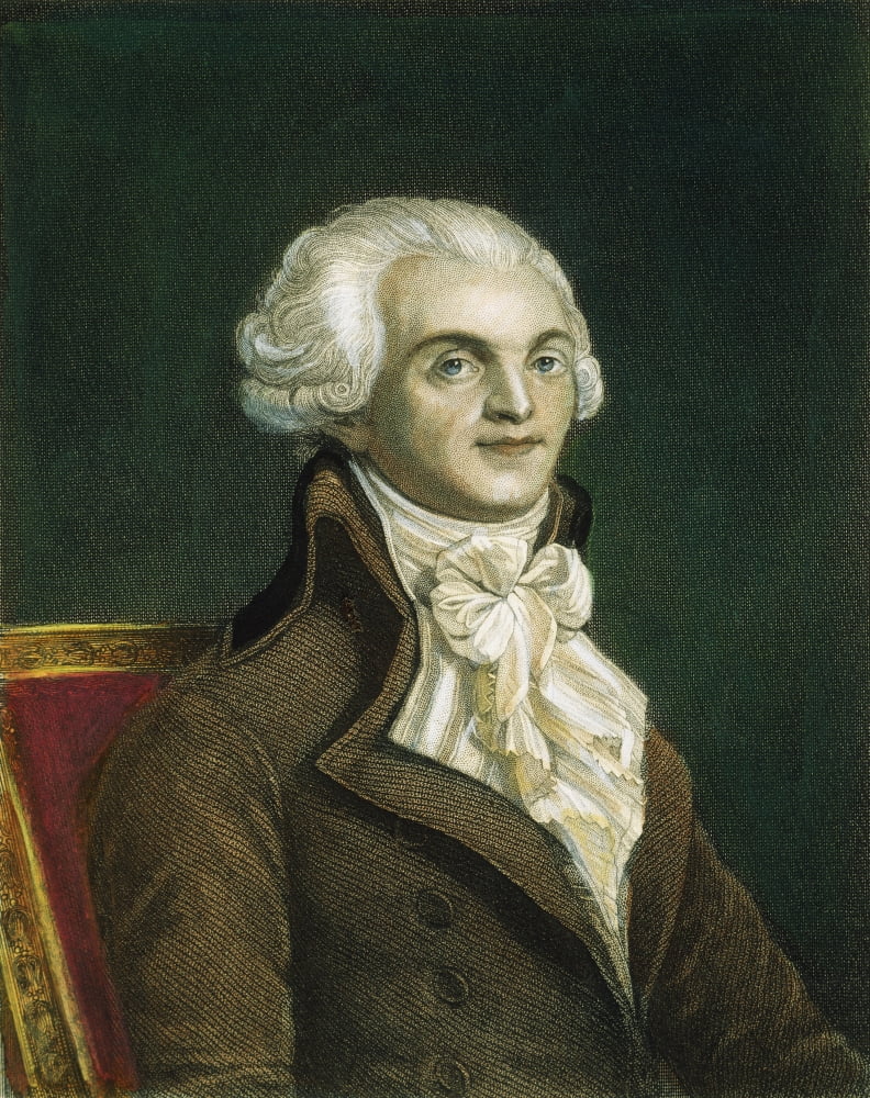 Stretched Canvas Art Maximilien Robespierre /N(17581794). French