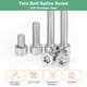 thumbnail image 4 of Uxcell Paquete de 10 Tornillos de Spline Torx T25 M5x20mm Pitch de 0.8mm para Desmalezadora y Motosierra [Plata], 4 of 6