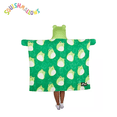 thumbnail image 4 of Squishmallow Wendy Frog Hooded Throw, Wearable Plush Pink for Kids, 4 of 5