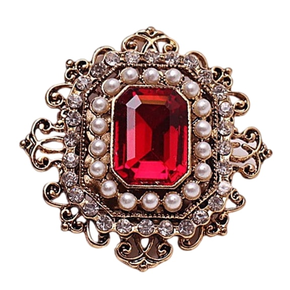 Fashion Brooch Crystal Brooch Stylish Clothing Pin Fixed Clothes Pin Sweater Pin Fashion Clothing Jewelry Accessory