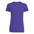 thumbnail image 2 of Missy 4.3 oz., Ringspun Cotton T-Shirt - PURPLE - 2XL, 2 of 2