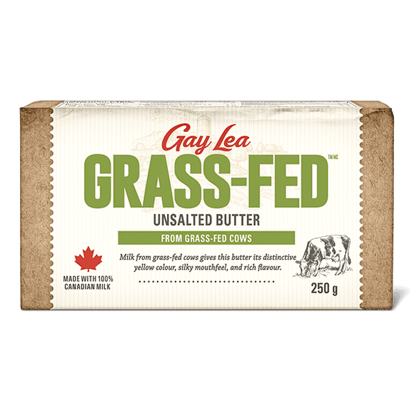 Gay Lea Butter Grass Fed Unsalted 250g, Gay Lea Grass Fed Unsalted Butter 250g