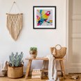 thumbnail image 3 of Stupell Industries Contemporary Expressive Parrot in Bloom Black Framed Print Under Glass, 13 x 13, by Chromatic Storm Studio, 3 of 8