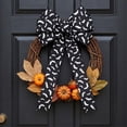 thumbnail image 2 of Halloween Wired Edge Ribbons Holiday DIY Craft Wrapping Ribbon for Home Party Decor, 2 of 6