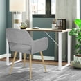 thumbnail image 5 of Upholstered Desk Chair No Wheels, 5 of 9