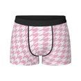 thumbnail image 2 of Calzoncillos tipo bóxer transpirables para hombre, ropa interior de pata de gallo, regalo, 2 of 5