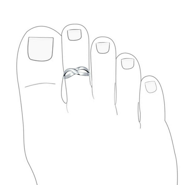 Infinity Toe Ring – Ishka