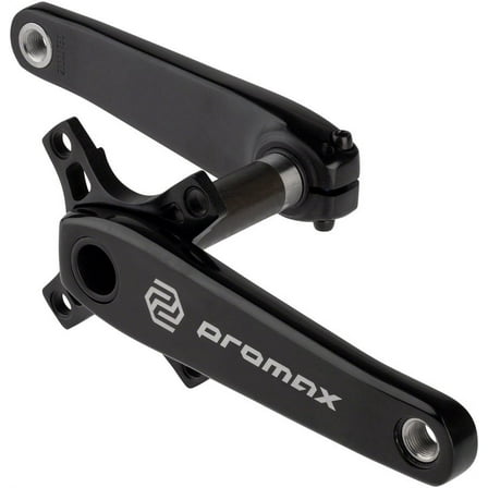 Promax HF-2 Crankset - 177.5mm, 24mm Spindle, 2-Piece, Black