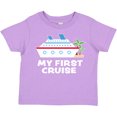 thumbnail image 3 of Inktastic My First Cruise with Cruise Ship and Palm Trees Boys or Girls Toddler T-Shirt, 3 of 5