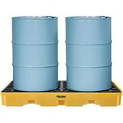 Global Industrial Spill Containment Platform, 2 Drum Capacity