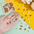 thumbnail image 3 of about 80Pcs 2 Colors Strawberry Pendants Mini Cute Fruit Charms Alloy Enamel Fruit Charms with Loop for Jewelry Making Charms Bracelets Earrings Necklaces Crafts, 3 of 6