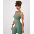 thumbnail image 4 of Hanes Moves Women's Crop Sports Bra, Racerback Herbal Olive Green L, 4 of 4