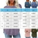 thumbnail image 3 of Camisas de vestir para mujer,Blusa informal abotonada para mujer, cuello redondo, corte holgado, mezcla de poliéster y elastano, abertura lateral en el bajo para uso diario, sopatenor, 3 of 8