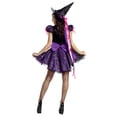 thumbnail image 2 of Women's Purple Web Witch Costume, 2 of 2