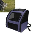 thumbnail image 4 of Cat Backpack Carrier, Breathable 4 Ventilation Grids Cat Traveler Backpack Portable  For Outdoor For Small Medium Pets Purple,Grey, 4 of 8