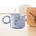 thumbnail image 3 of Taza de cerámica, mango de pendiente grande, té, agua, cacao, bebidas frías, taza, de limpiar, apto para microondas, gran capacidad para oficina Baoblaze Taza de café, 3 of 8