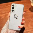 thumbnail image 2 of Designed for Samsung S22 Case, Cute Heart Bling Glitter Clear Case for Women Girls, Soft Shockproof Protective Transparent Cover for Samsung S22 5G 6.1 inches 2022(Heart a), 2 of 6