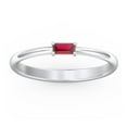thumbnail image 2 of East-West Baguette Ring - Blue Sapphire (September), 2 of 3