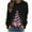 Hot Pink, variant on Christmas Sweatshirts For Women Crew Neck Long Sleeve Christmas Tree Graphic Print Pullover Funny Festival Outfits (XL, Gray-A)