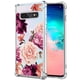 thumbnail image 1 of Funda KIOMY para Samsung Galaxy S10, a prueba de golpes, con flores rojas híbridas, 1 of 8