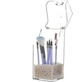 thumbnail image 4 of Soporte para brochas de maquillaje, organizador de brochas de maquillaje con cuentas blancas de 8 mm, soporte para brochas de maquillaje a prueba de polvo TUNC Sencillez, 4 of 5