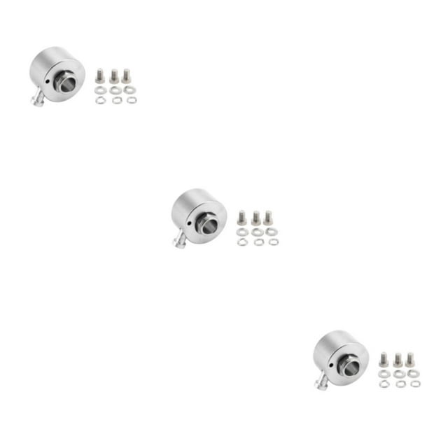 Maytalsory Convenient Push Button Quick Release For Steering Wheel Hub Aluminum Wheels Are Sturdy And Durable silver 56*46*35mm 3Set