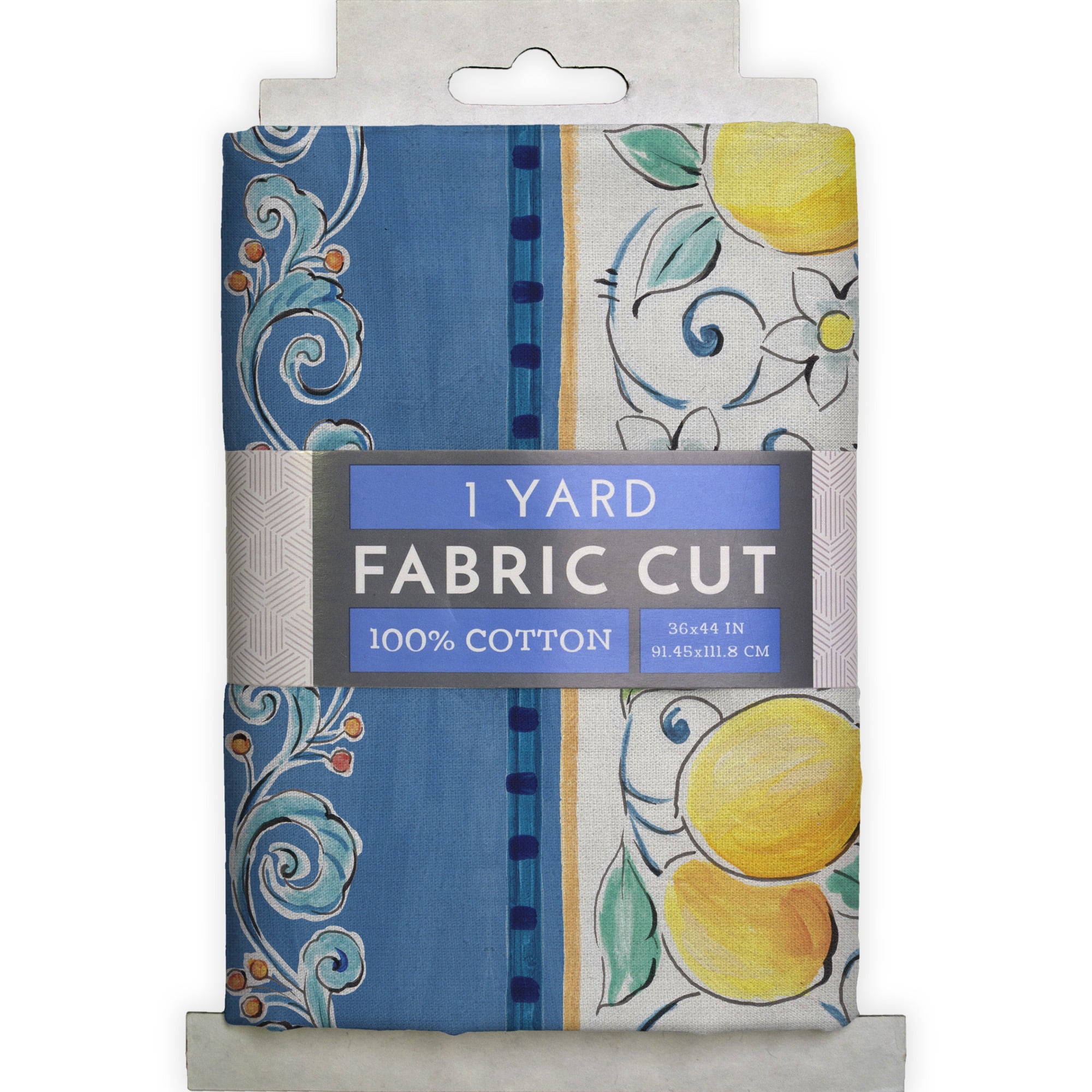 (4 pack) 1 Yard 100% Cotton Mediterranean Stripes, Multi-color, 44" Wide for Quilting & Sewing by David Textiles