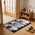 thumbnail image 3 of Cat Print Welcome Door Mat, 40x60CM Non-Slip Dirt-Resistant Entryway Rug, Easy Clean Pet Friendly Floor Mat for Home Entrance, 3 of 6