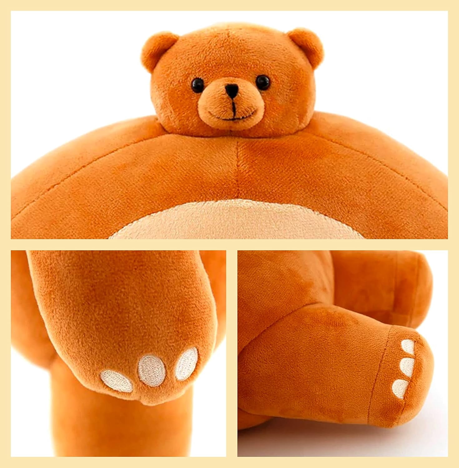 18.5 inch Pip Bear for Girls and Boys, Adorable and Big Plushies, Little Head Bear, Stuffed Animal