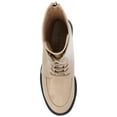 thumbnail image 5 of Journee Womens Nikks Lace Up and Zip Entry Almond Toe Booties, 5 of 10